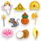 10 Pcs Ganesh Chaturthi Photo Booth Props for Photoshoot Ganpati Bappa Morya Photobooth Decorations Hindu Festival Celebration Party Favors Ganesha Puja Decoration Kit for Home Decor